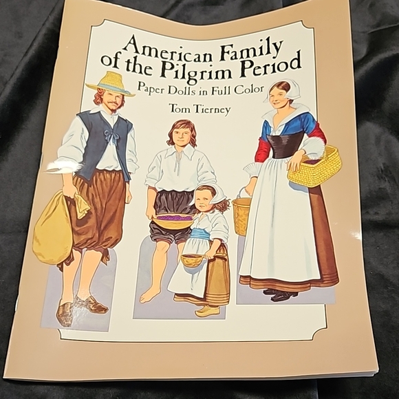 Book - American Family of the Pilgrim Period, Paper Dolls in Full Color - Picture 1 of 2